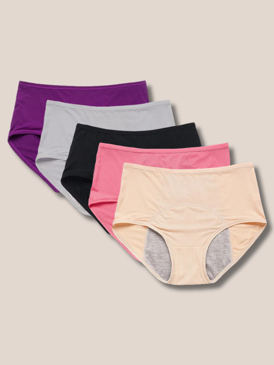 Set Absorberend Incontinentie Ondergoed Dames – Discreet, Wasbaar & Herbruikbaar