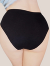 Set van 3 zwarte menstruatieslipjes