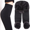 Vormgevende legging van fleece