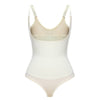 Platte buik vormende string bodysuit