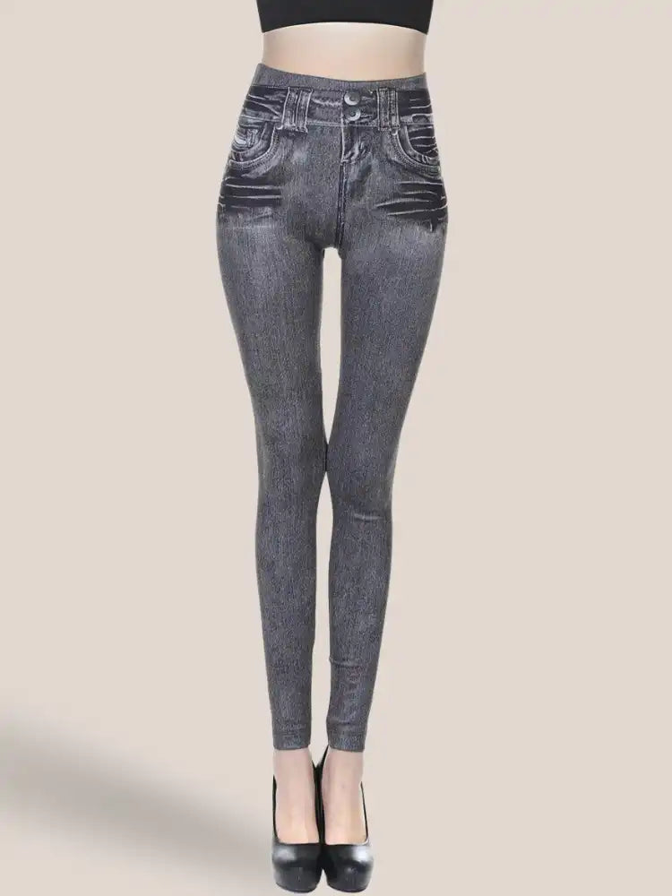 Legging Amincissant Effet Jean