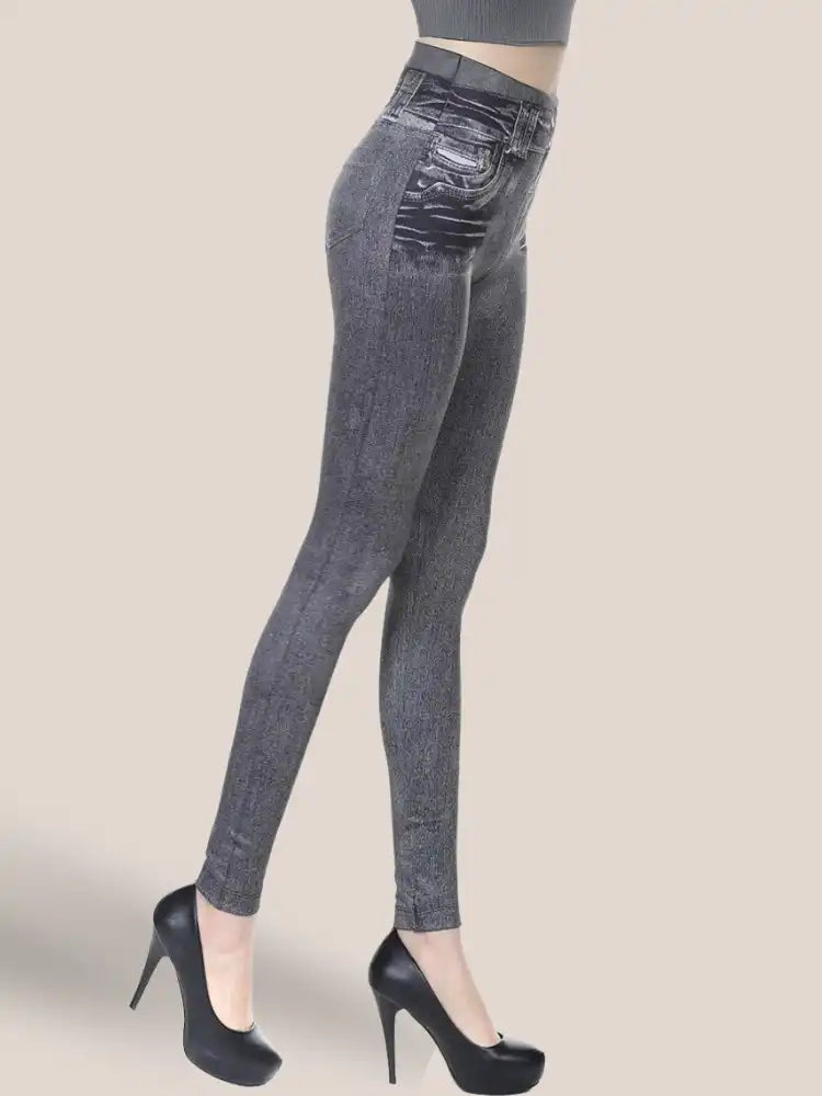 Legging Amincissant Effet Jean