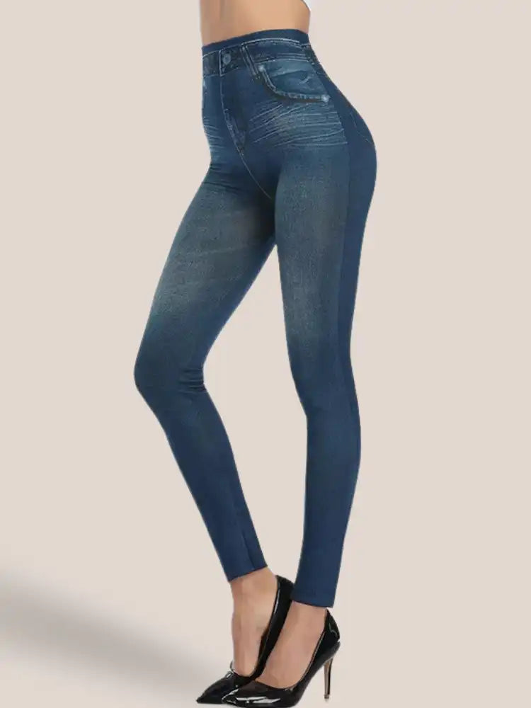 Legging Amincissant Effet Jean
