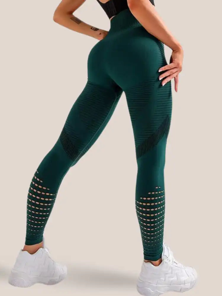 Legging Anti Cellulite Vert