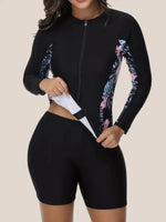 Maillot de bain Manche Longue noir