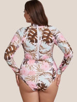Maillot de bain gainant fleuri