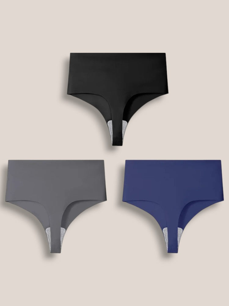 Naadloze High Waist String - Set van 3