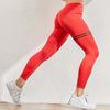 Rode vormgevende legging